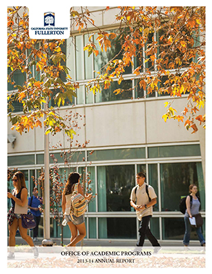 cover of the 2013-14 academic programs annual report