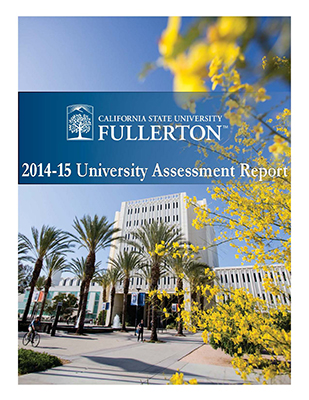 cover of 2014-15 university assessment report