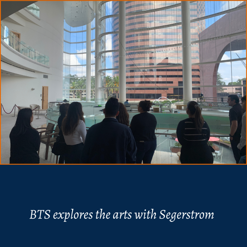 BTS explores the arts with Segerstrom