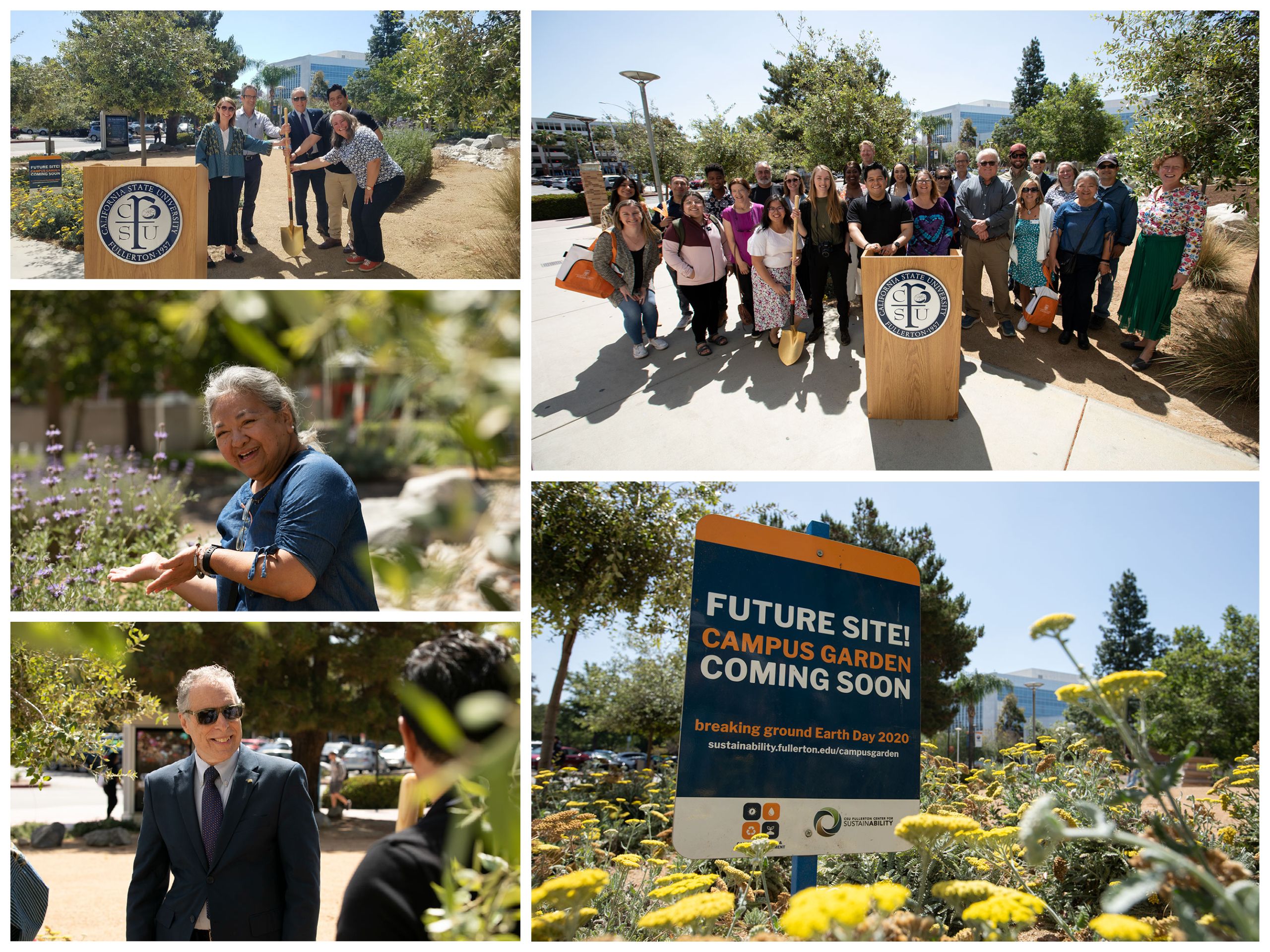 groundbreaking garden collage