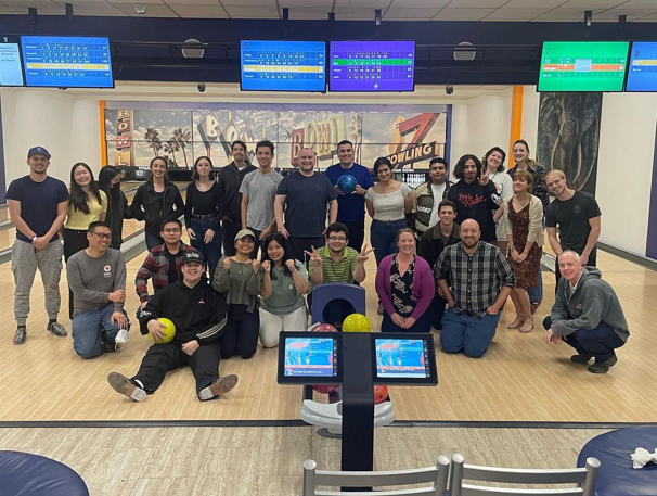 Chem/Biochem Club Group Photo at bowling alley 2023