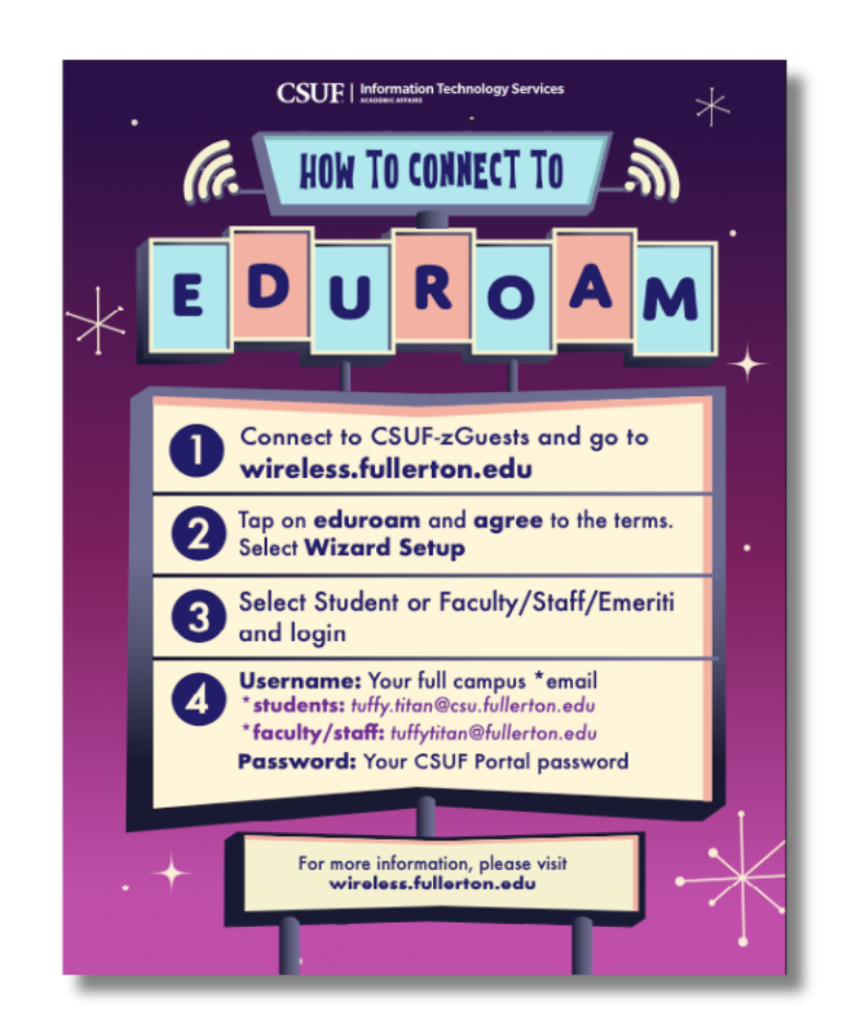 Eduroam Instructions