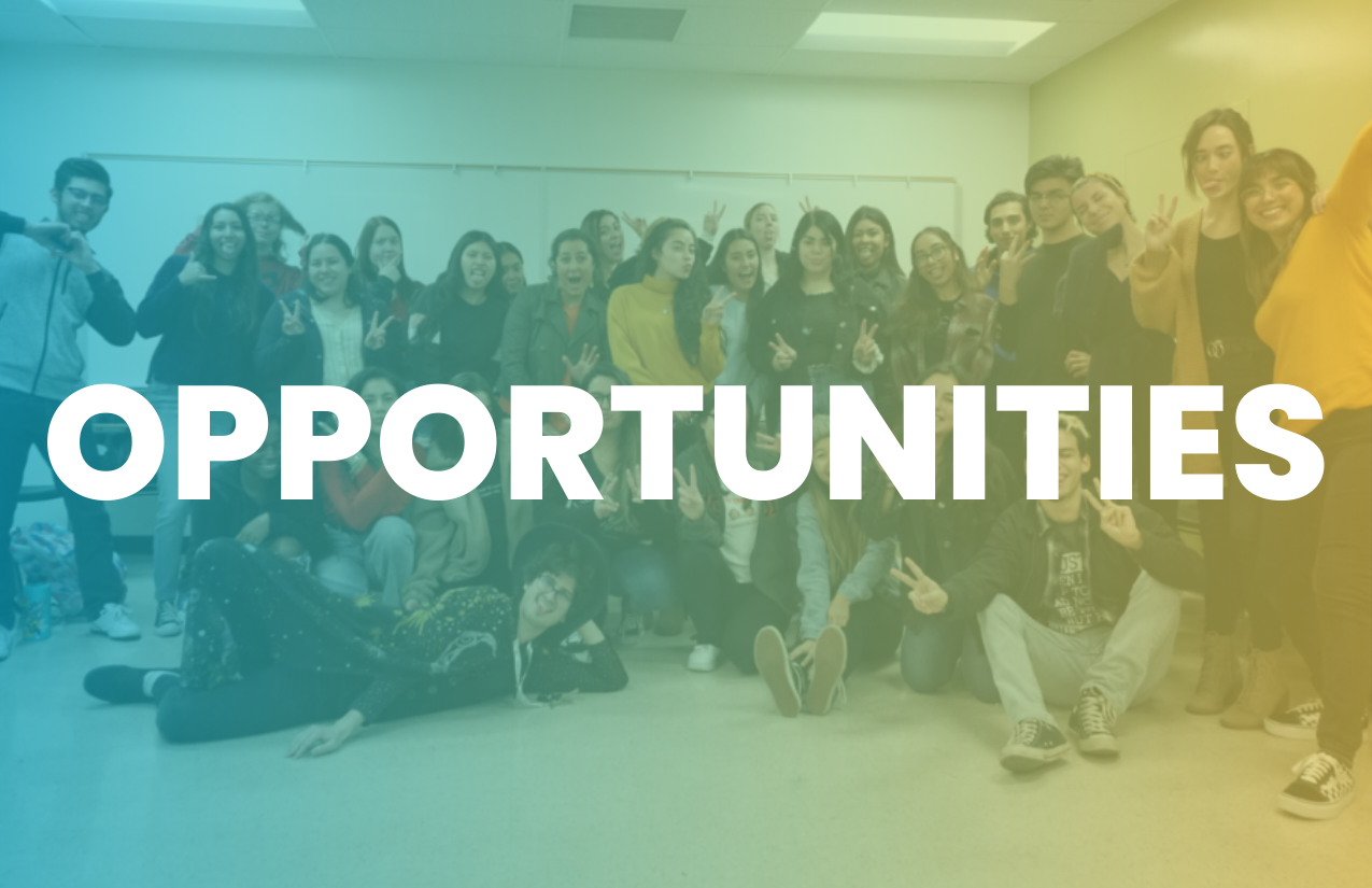 opportunities tile with student photo